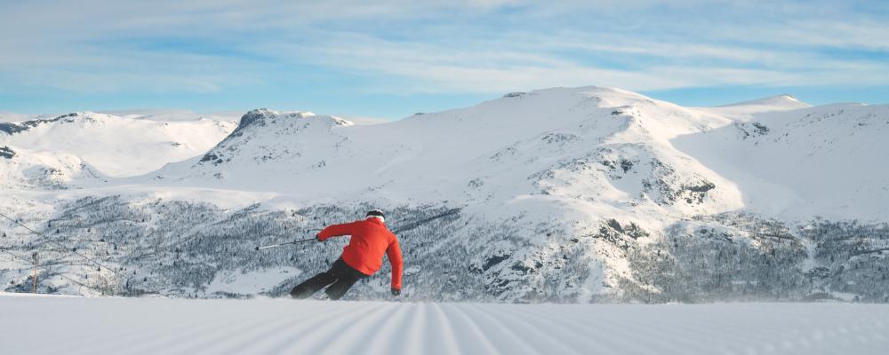 Skidåkning i Hemsedal. Foto: Skistar