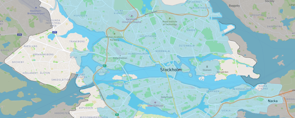 Bland de nya områdena finns bland annat Aspudden, Älvsjö, Stureby, Östberga, Enskedefältet och östra Djurgården. Foto: Voi