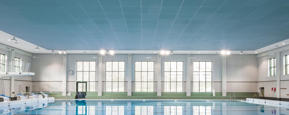 Den nya simhallen Foto: Rockfon