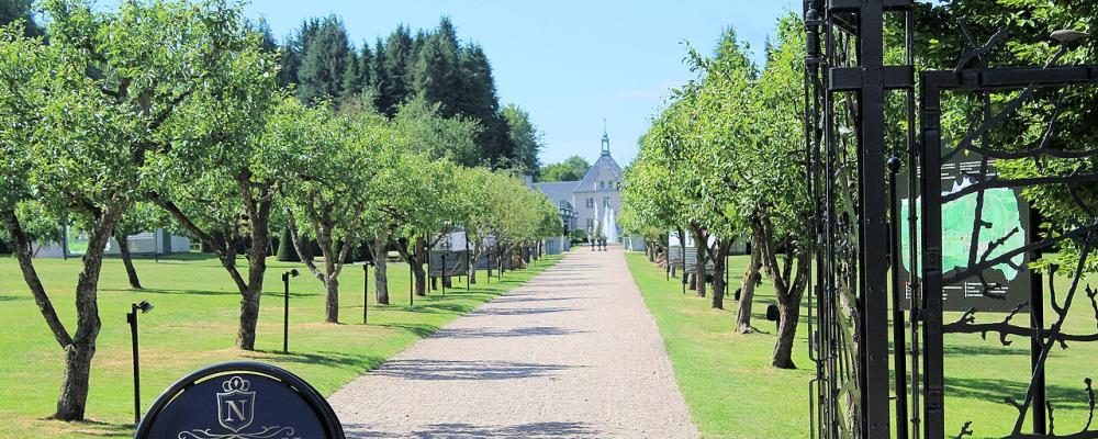 Norrvikens trädgårdar är en historisk park- och trädgårdsanläggning på Bjärehalvön i nordvästra Skåne, med utsikt över Laholmsbukten. Foto: Dguendel/Wikimedia Commons/https://commons.wikimedia.org/wiki/File:B%C3%A5stad,_Norrviken_Gardens.JPG