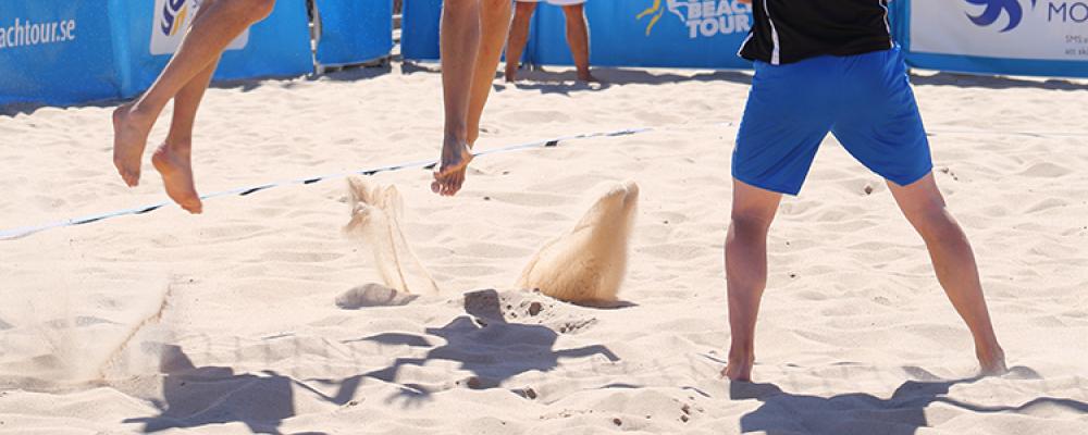 En del av satsningen är att skapa en inomhushall för beachvolleyboll. Foto: Kalmar kommun