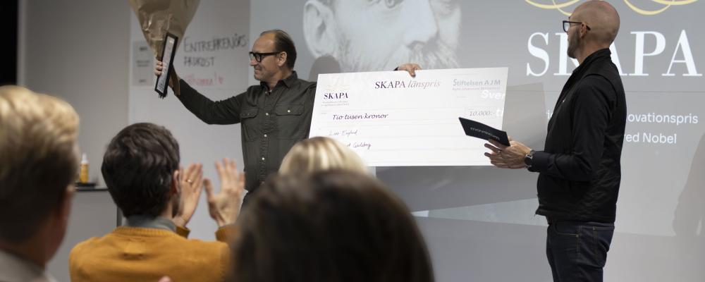 Lars Englund, grundare av Summerski, har utsetts till årets vinnare av SKAPA-priset i Gävleborg 2025. Foto: movexum