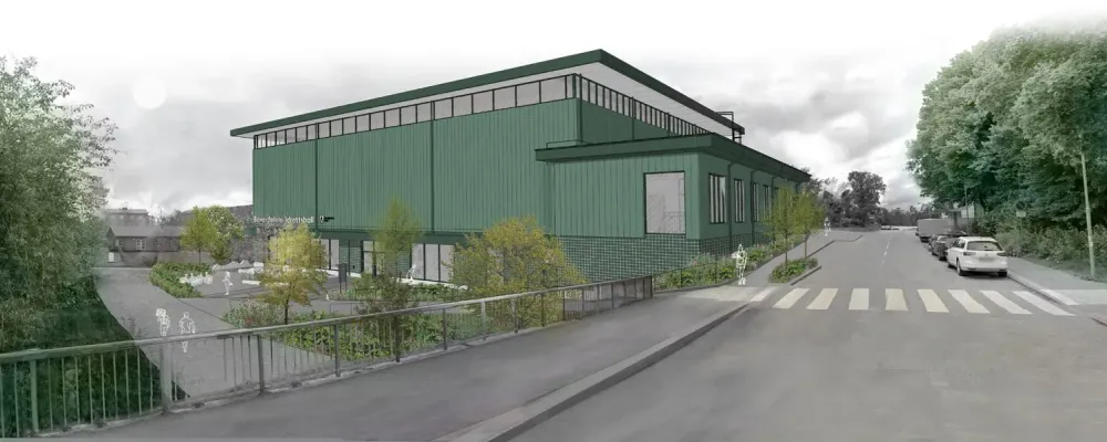 Vy från Bjursätragatan i Rågsved, Stockholm. Bild: JSB