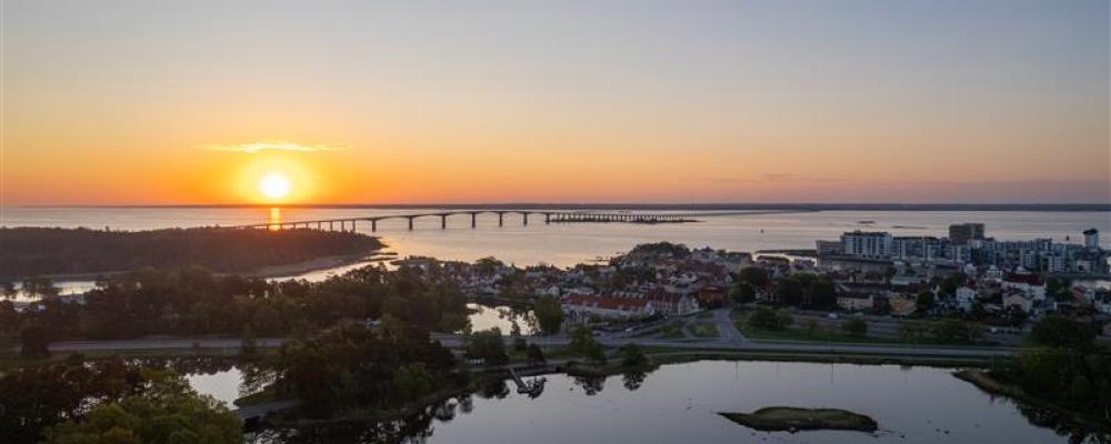 Teatern lämnar Krusenstiernska och flyttar till Lindö. Utsikt från Lindö Foto: Kalmar kommun/Magnus Höggren