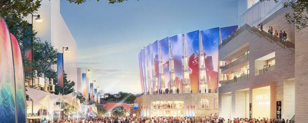 White Arkitekter vinner det fortsatta arkitektuppdraget för utvecklingen av nya Arenakvarteret i Göteborg. Bild: White arkitekter