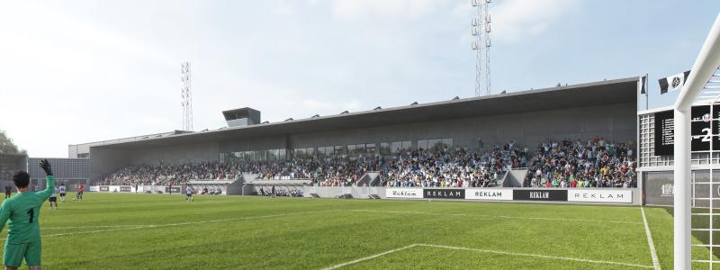 Landskrona IP. Bild:  JKAB