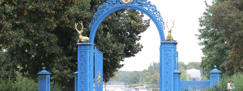 Blå porten på Djurgården. Foto: Christer Lässman/Unsplash