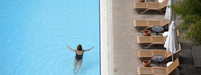 Anders Wiklund/TT: En hotellpool i den turkiska turistorten Antalya. Arkivbild.