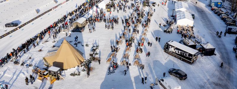 SM-veckan vinter i Skövde 2023 genererade  43,6 miljoner kronor i turistekonomisk omsättning. Foto: Next Skövde