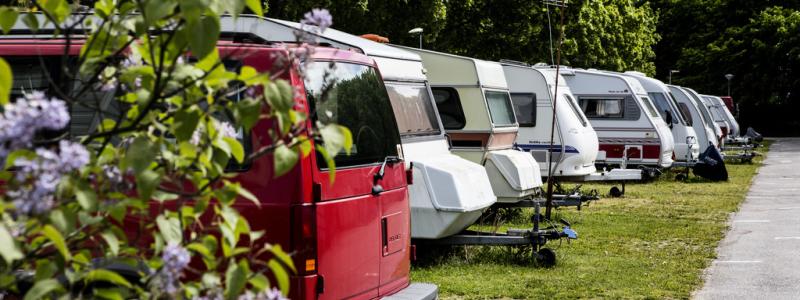 Christine Olsson/TT: Högt campingtryck inför sommaren. Arkivbild.