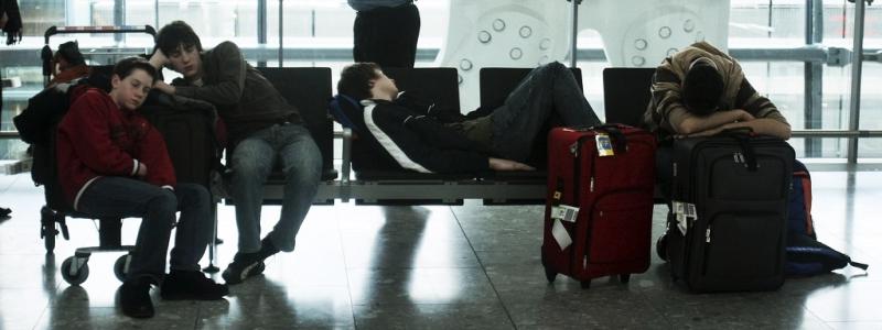 Matt Dunnham/AP/TT: Stort strejkvarsel bland säkerhetsanställda på Heathrowflygplatsen i London i sommar. Arkivbild.