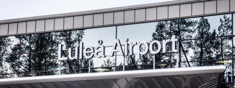 Helena Landstedt/TT: Luleås flygplats är nästan i fas med nivåerna före pandemin, sett till antalet resor. Arkivbild.