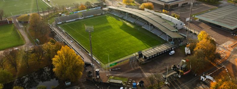 Karlslunds idrottsområde. Foto: Oskar Fäldt