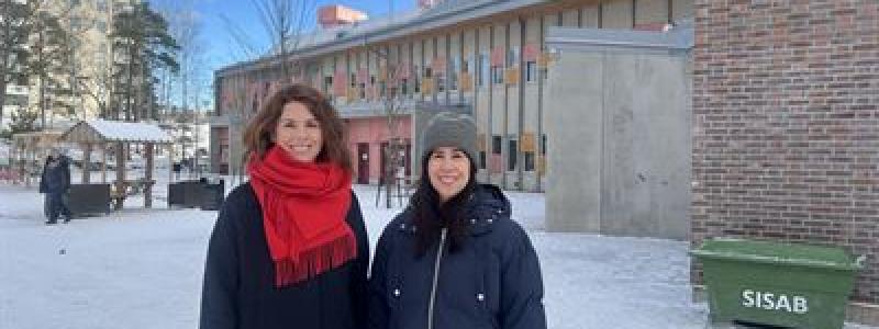 Emilia Bjuggren och Maria-Elsa Salvo Pressbild cision/ stockholm.se
