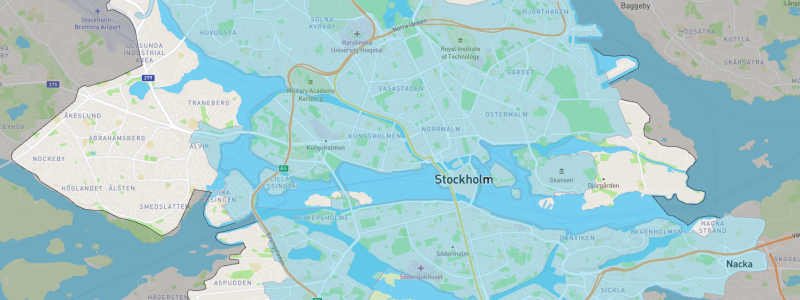 Bland de nya områdena finns bland annat Aspudden, Älvsjö, Stureby, Östberga, Enskedefältet och östra Djurgården. Foto: Voi