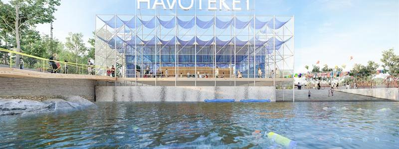 Havoteket. Illustrtion: Tengbom arkitekter