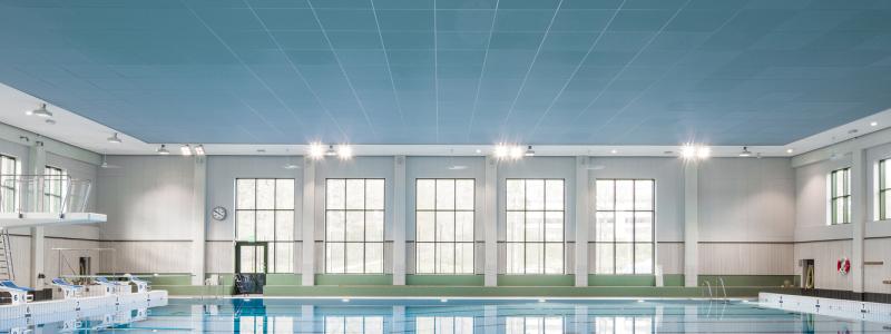 Den nya simhallen Foto: Rockfon