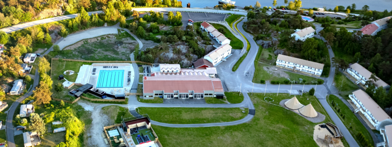 Tjörnbro Arena ligger i Skärhamn, i Tjörns kommun i Västra Götalands län. Foto: Tjörnbro Arena