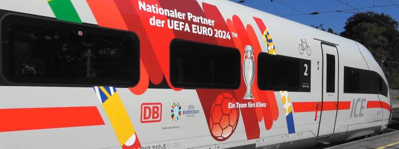 DB räknar med tiotusentals extra passagerare på tågen till spelorterna. Foto: Deutsche Bahn
