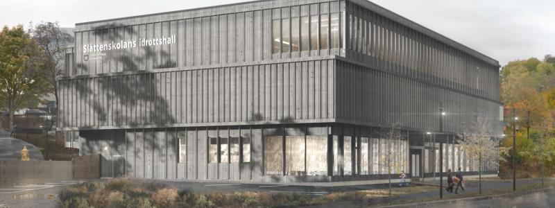 Slättenskolan. Bild: Wästbygg Group