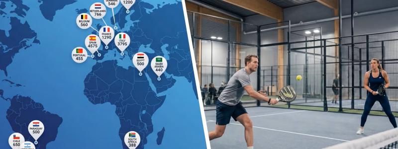 Grafik och montage: Court22/Press. Data: FIP World Padel Report 2025.