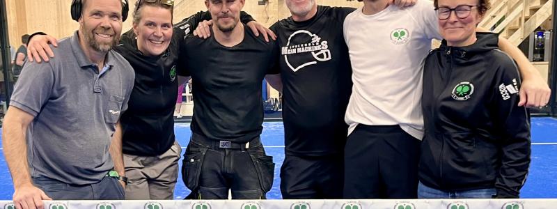 Aktivitetsarenan har tre padelbanor – två för dubbel och en för singel Foto: Norrlandsfonden