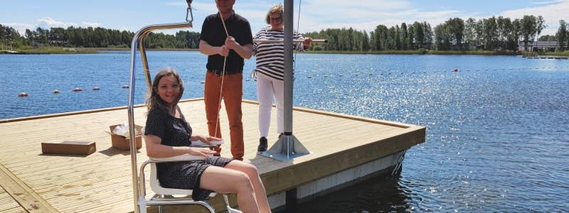 Johanna Larsson Henrik Lander och Marianne Fröding. Foto: Karlstads kommun