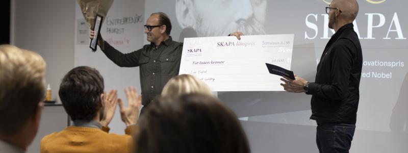Lars Englund, grundare av Summerski, har utsetts till årets vinnare av SKAPA-priset i Gävleborg 2025. Foto: movexum