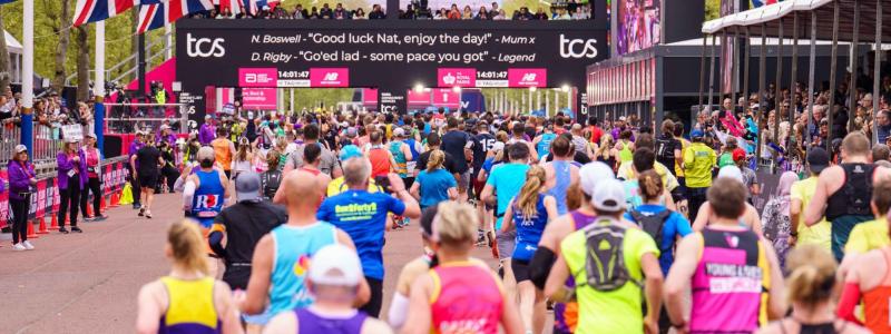 London Marathon. Foto: TCS