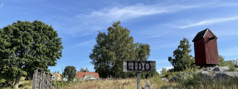 På Lidö finns en av flera etapper som ligger på öar i Norrtälje kommun. Foto: Norrtälje kommun