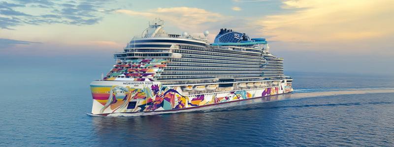 Norwegian Aqua är det första Prima Plus Class skeppet. Foto: Norwegian Cruise Line