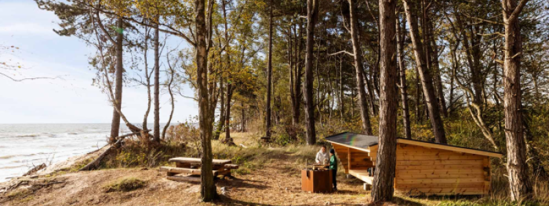 Arbetet är en del av projektet Kraftsamling Outdoor Skåne där Region Skåne tillsammans med en rad aktörer skapat bättre förutsättningar för att fler ska kunna uppleva naturen. Foto: Region Skåne