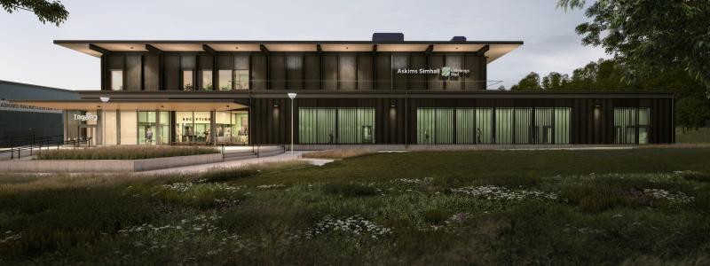 Askims nya simhall Bild: Norconsult
