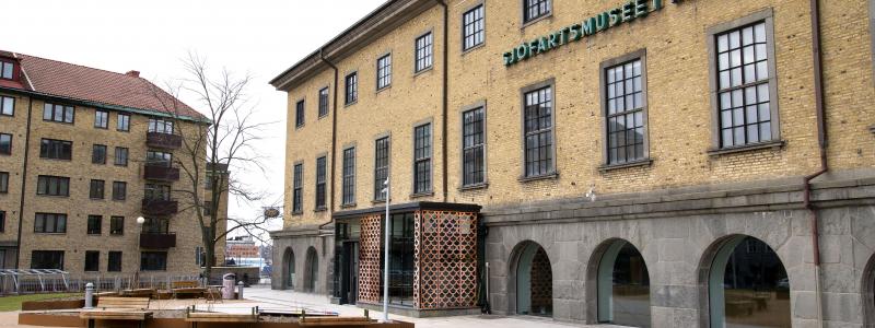 Sjöfartsmuseet nya entre. Foto: Higab, Hans Ekestang