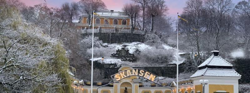 Skansens entré. Foto: Simon Lokko