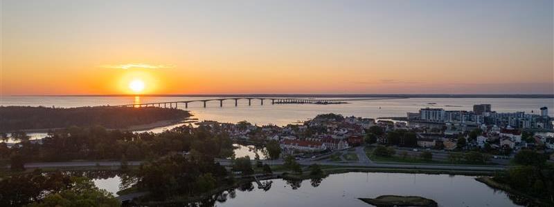 Teatern lämnar Krusenstiernska och flyttar till Lindö. Utsikt från Lindö Foto: Kalmar kommun/Magnus Höggren