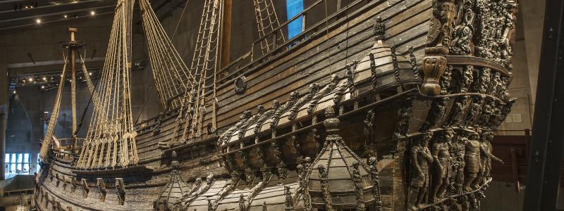 Skeppet Vasa på Vasamuseet. Foto: Anneli Karlsson/ VasamuseetSMTM.
