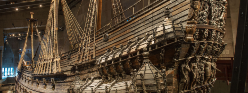 Skeppet Vasa på Vasamuseet. Foto: Anneli Karlsson, Vasamuseet/SMTM.