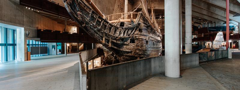 Skeppet Vasa i Vasamuseet. Foto: Denise Lissert/Vasamuseet/SMTM