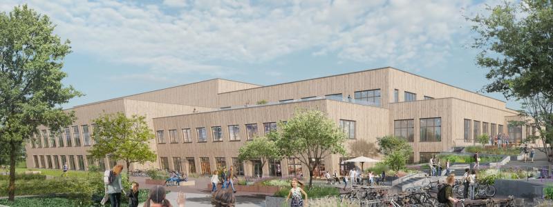 Foto: ÅWL Arkitekter: Vattnets Hus i Kalmar står klart hösten 2025.