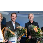 Vice ordförande Kristina Alvendal var på plats och tog emot priset. Foto: Svenska Bordtennisförbundet