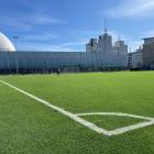 Söderstadions bollplan ligger på den gamla Söderstadions tomt. Foto: Stockholms stad