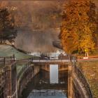 Fall- och slussområdet i Trollhättan är Årets industriminne 2025 Foto: Tekniska museet