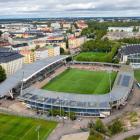 Bolt Arena i Helsingfors blir Finlands första solenergidrivna fotbollsstadion tack vare samarbetet mellan idrottsklubben HJK, Lumme Energia och dess dotterbolag Solarigo Systems. Foto: Lumme Energia