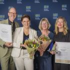 Annika Johansson och Torbjörn Backlund, Ramsvik Stugby & Camping, Hunnebostrand tillsammans med Mette, Lena och Mia Kempe, Daftö Resort, Strömstad. Foto: Niklas Maupoix/Svensk Camping