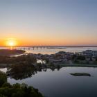 Teatern lämnar Krusenstiernska och flyttar till Lindö. Utsikt från Lindö Foto: Kalmar kommun/Magnus Höggren