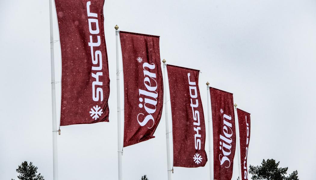Lars Pehrson/SvD/TT: Skistar-flaggor i Sälen. Arkivbild.