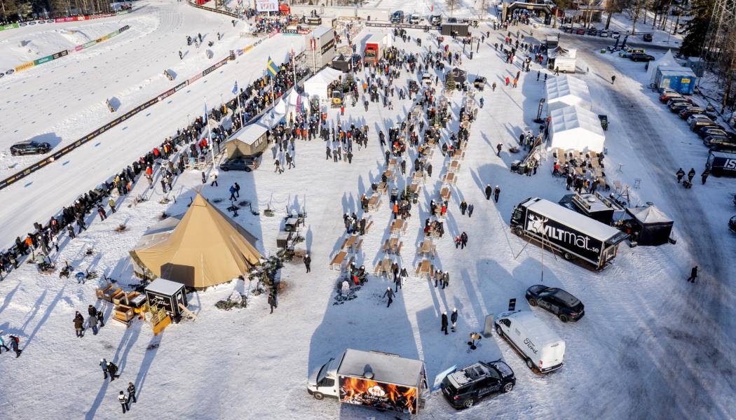 SM-veckan vinter i Skövde 2023 genererade  43,6 miljoner kronor i turistekonomisk omsättning. Foto: Next Skövde