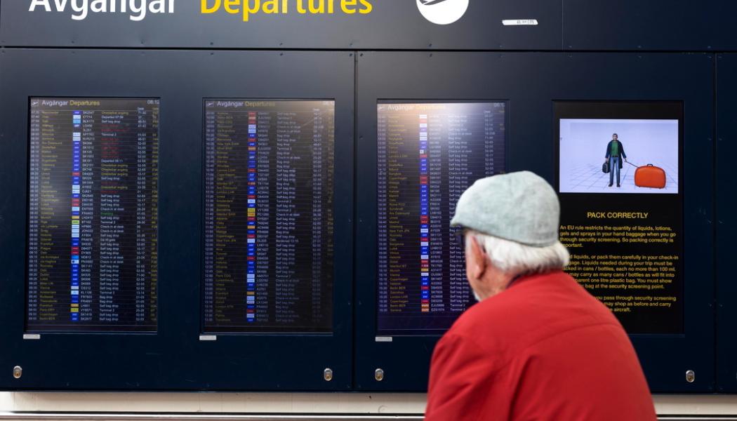 Fredrik Persson/TT: Resenärerna på Arlanda var fyra gånger så många som på Landvetter i februari. Arkivbild.