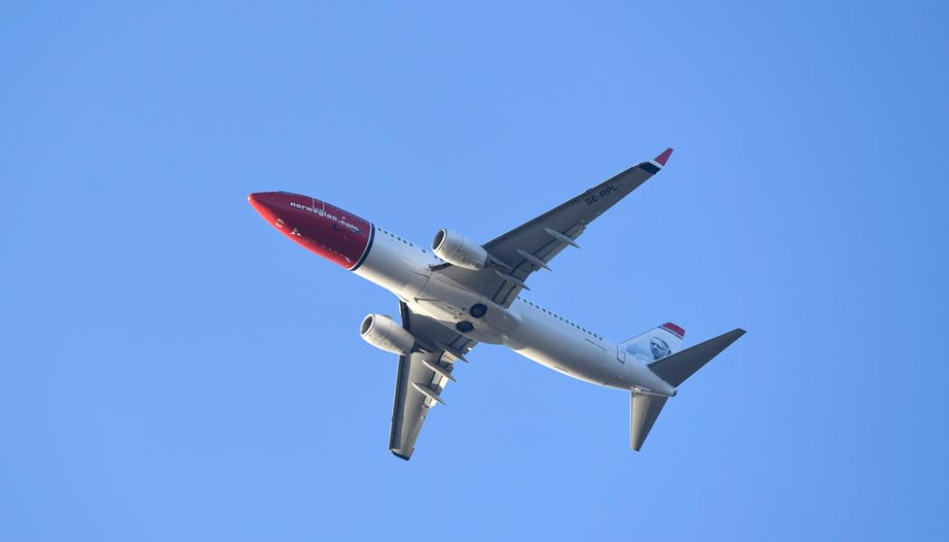 Stina Stjernkvist/TT: Norwegian hade 74 flygplan i drift under maj månad. Arkivbild.